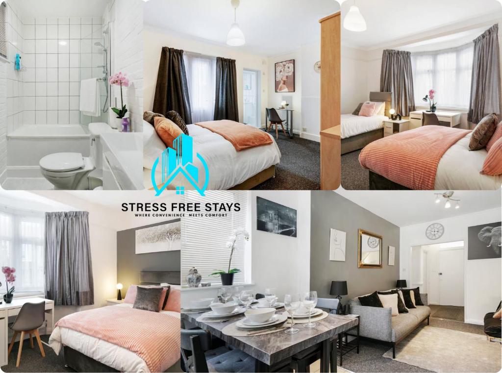 2 Bed Garden Flat Sleeps 6 Close to Brixton, London