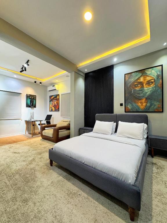 The Nook - Super Luxurious 1 Bedroom in Wuse 2, Abudža