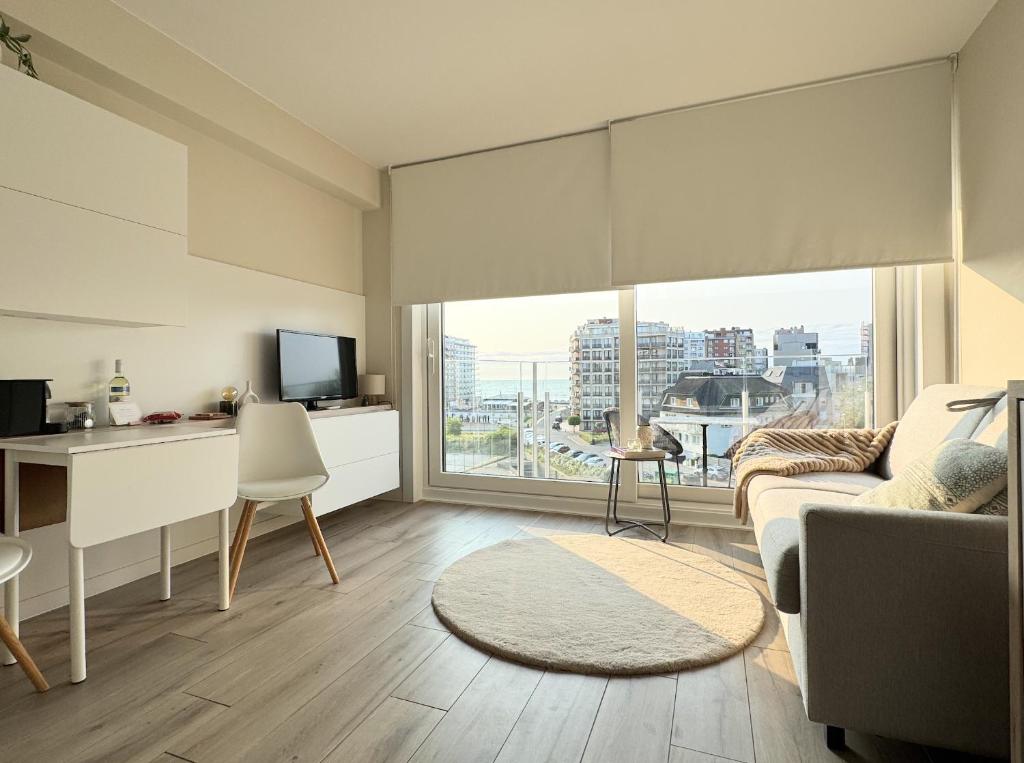 ZeeNest - Stijlvolle studio met terras nabij de zee, Middelkerke