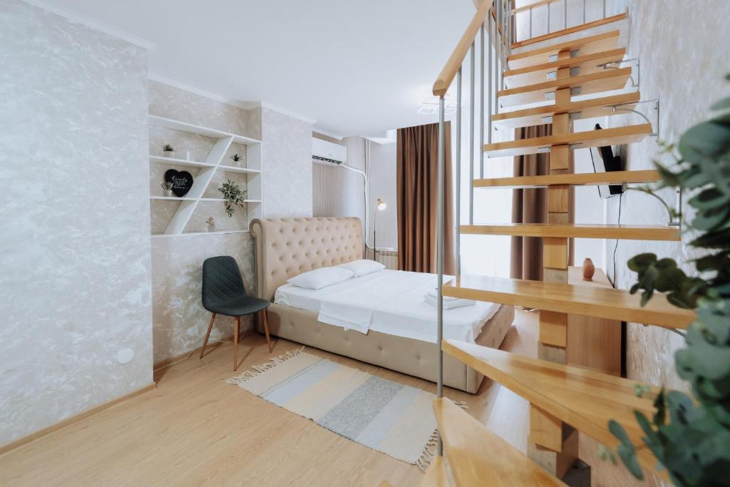 Riscani Cozy Apt with Balcony, Kišiněv