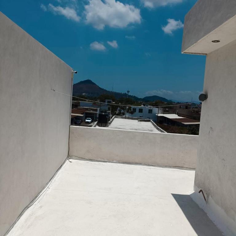 House half a block from the Cathedral, Tepic