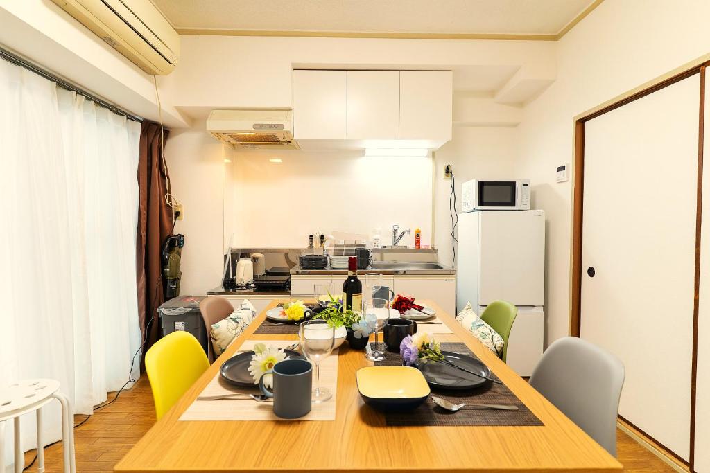 Namba 3BR suite close to Namba Self Check-In 2, Ósaka