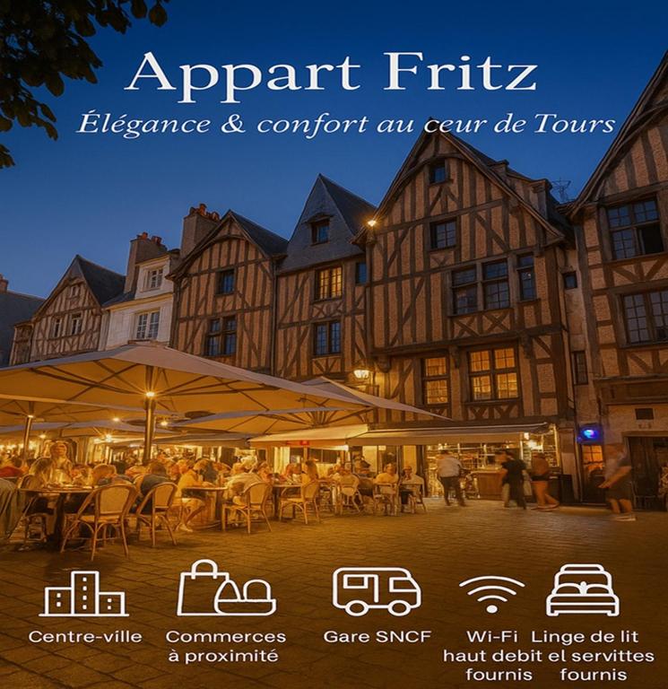 Appartement Fritz Proche Gare SNCF de Tours, Bus et Taxi - 1