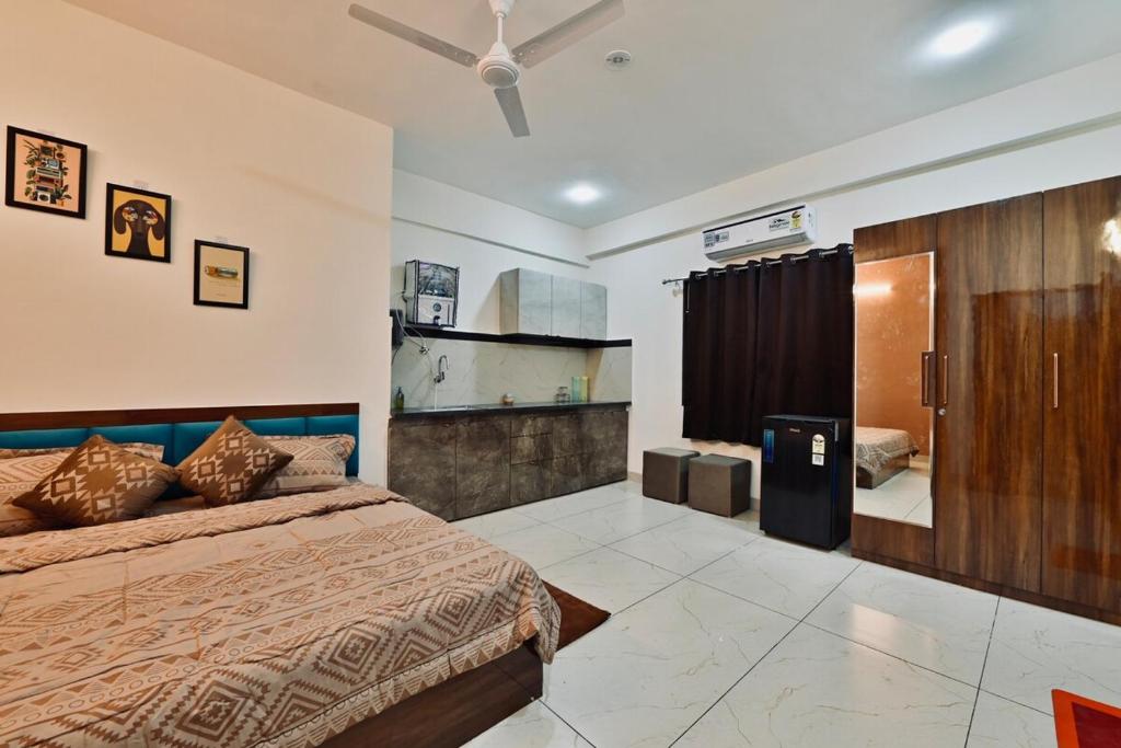 Cozy 1 RK apartment, Indaur