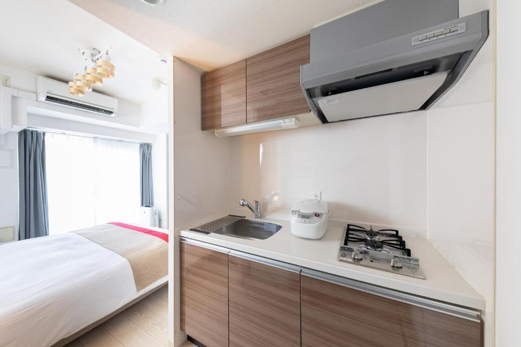 Kitchen, Hotel Bureau Shitennoji in Osaka