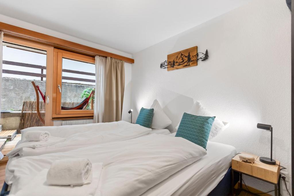 Centre de Saas-Fee - 2 chambres - balcon & patio - 4