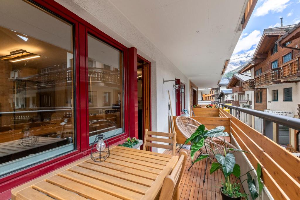 Centre de Saas-Fee - 2 chambres - balcon & patio - 2