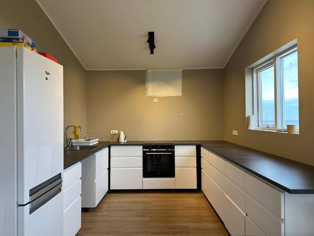 Kitchen, Alfheimar Hotel in Borgarfjordur