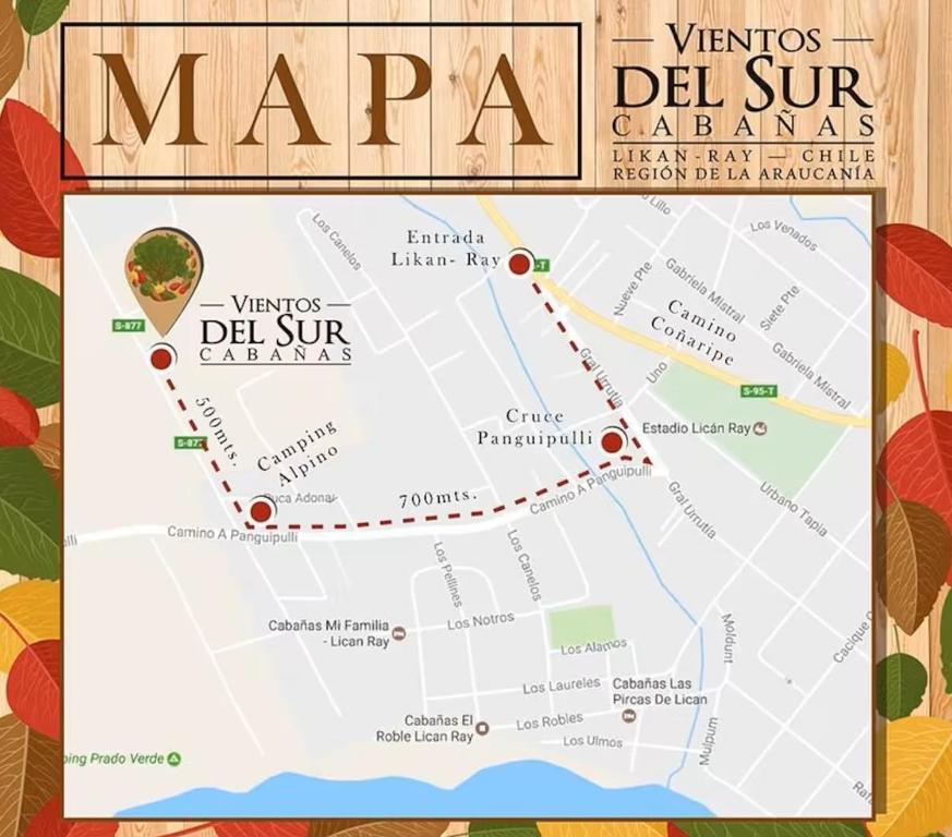 Cabañas Vientos del Sur para 2 personas en Licán-ray - 3