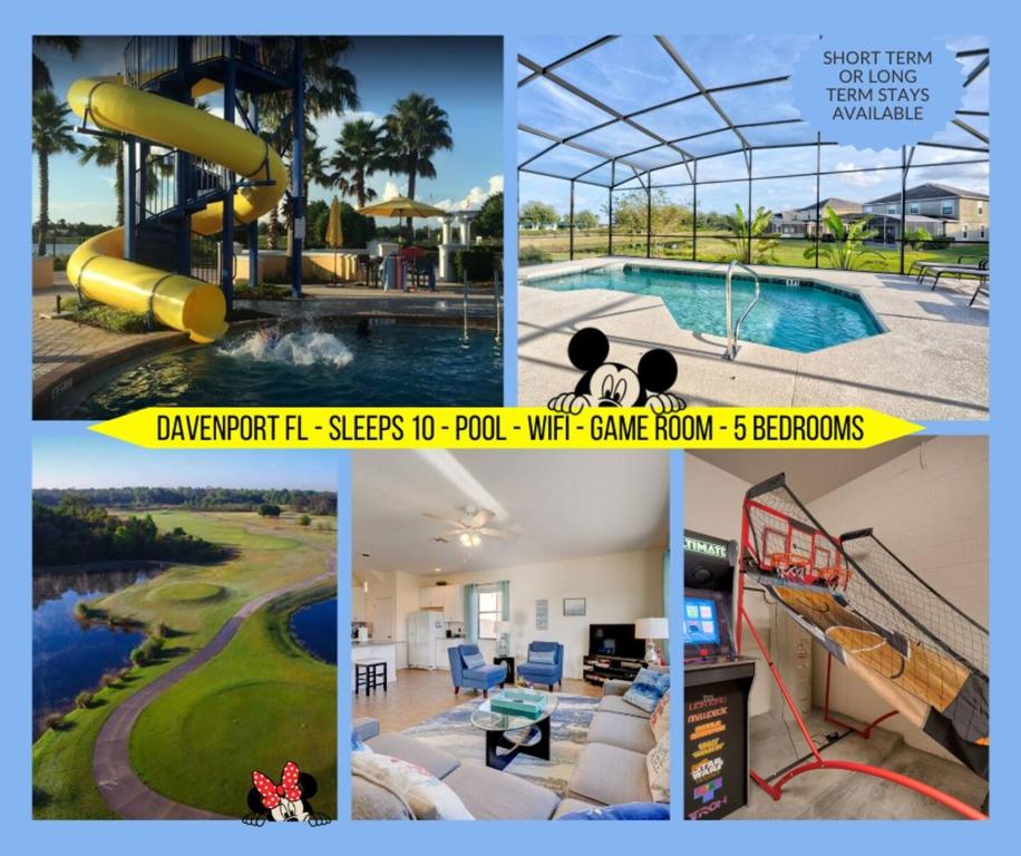 5br Spacious Villa With Private Pool, Near Disney, Davenport