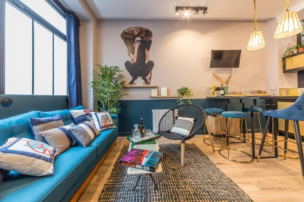 Charming Flat 15 Minutes Montmartre-Sacre-Coeur -Champ Gauche-, Paris