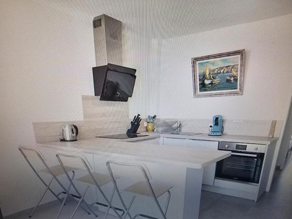Appartement T4, 6 pers, vue mer, 20 m plage - 5