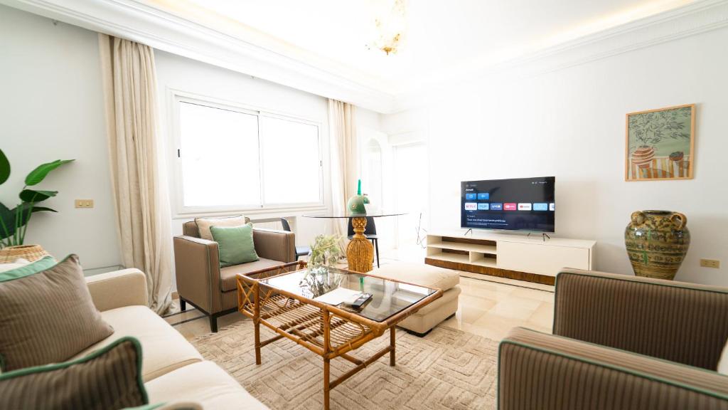 Havre de paix: Apt en plein centre de la Marsa, El Haouach