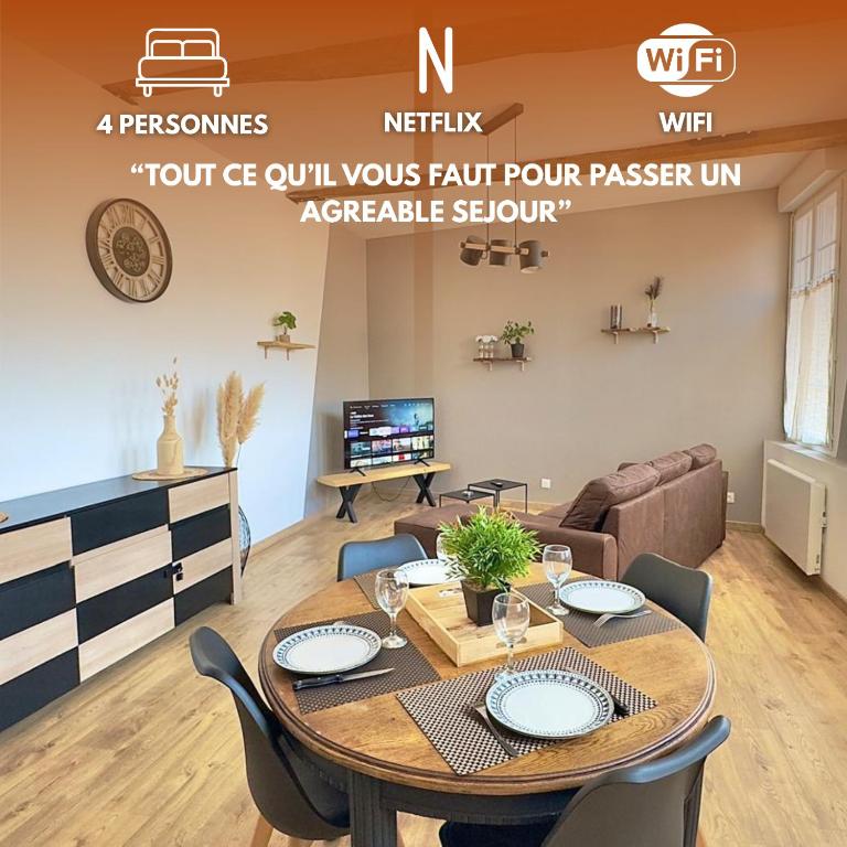 Bel appartement 2-4 pers Centre-ville Netflix - 1