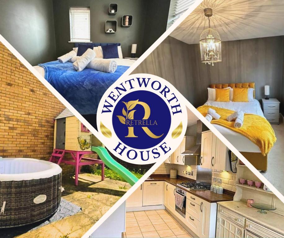 Modern Escape with Hot Tub 4 Car Parking, Peterborough