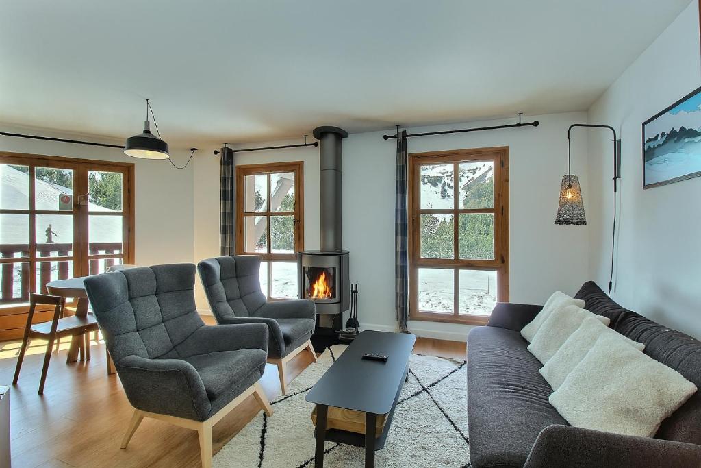 ARC 1950, Appartement 2 chambres, 6 personnes, Exposition Sud, SAUNA, HAMMAM, JACUZZI, PISCINE - 2