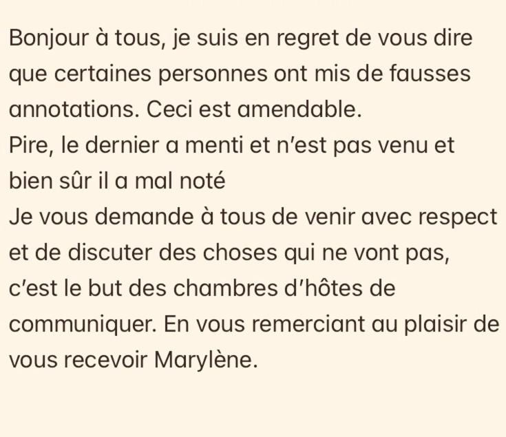 CHEZ MARYLENE Noté et accepté par les bureaux ici Tarif une nuit plus frais ici plus vingt huit euros à payer sur place taxes inchangé pour éviter une augmentation explication à lire et accepter avant réservation, Givry