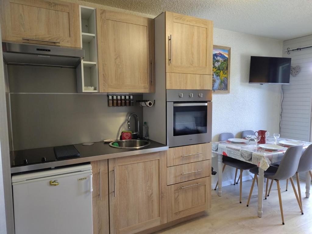 Studio cabine 2/3 pers avec grande terrasse et vue montagne à Aussois - FR-1-508B-51 - 3