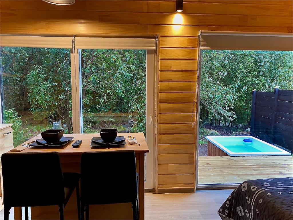 Container con tina temperada, Puerto Varas