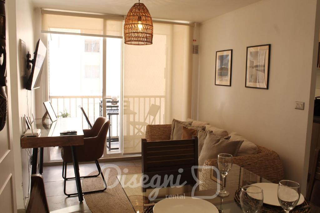 Departamento Central Copiapo, 6 personas, 2 habitaciónes Disegni 09 - 3