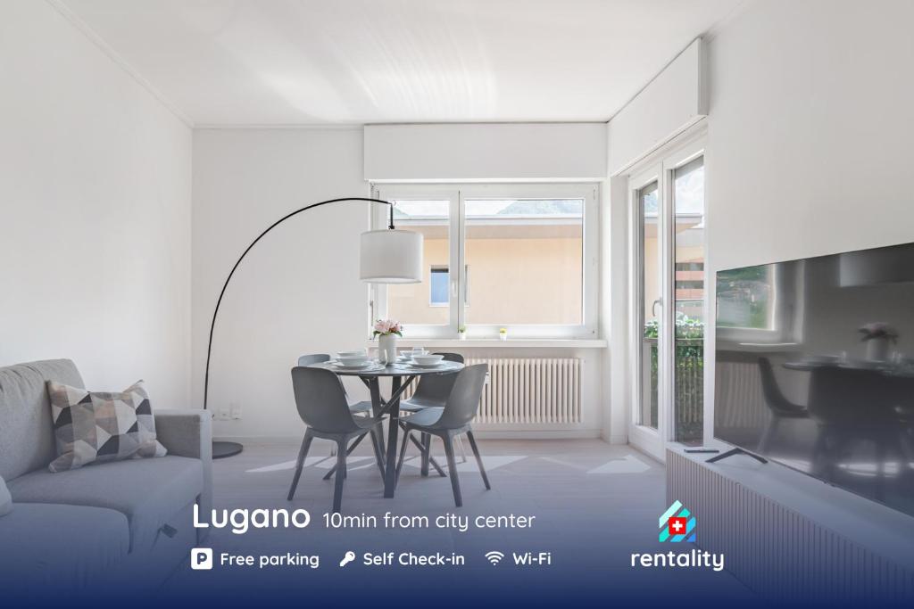 Penthouse with terrace & parking, Lugano