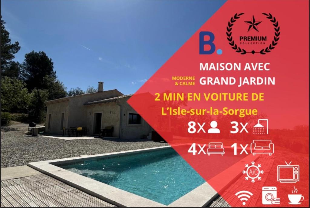 Charmante maison avec piscine et grand jardin - 1