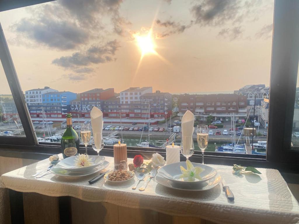 Vue sur la marina-6 pers à Courseulles sur Mer, Courseulles-sur-Mer