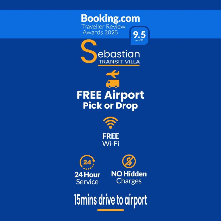 Sebastian Transit Villa with Free airport shuttle, Kotugoda