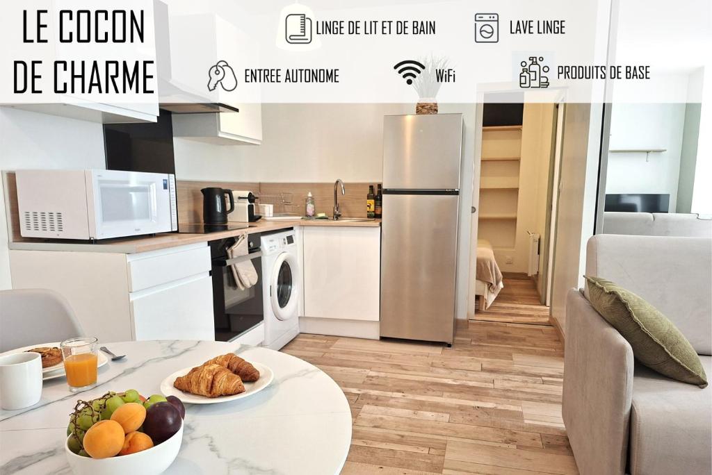 Le Cocon de Charme-Literie de qualité-Neuf-Central, Tarbes