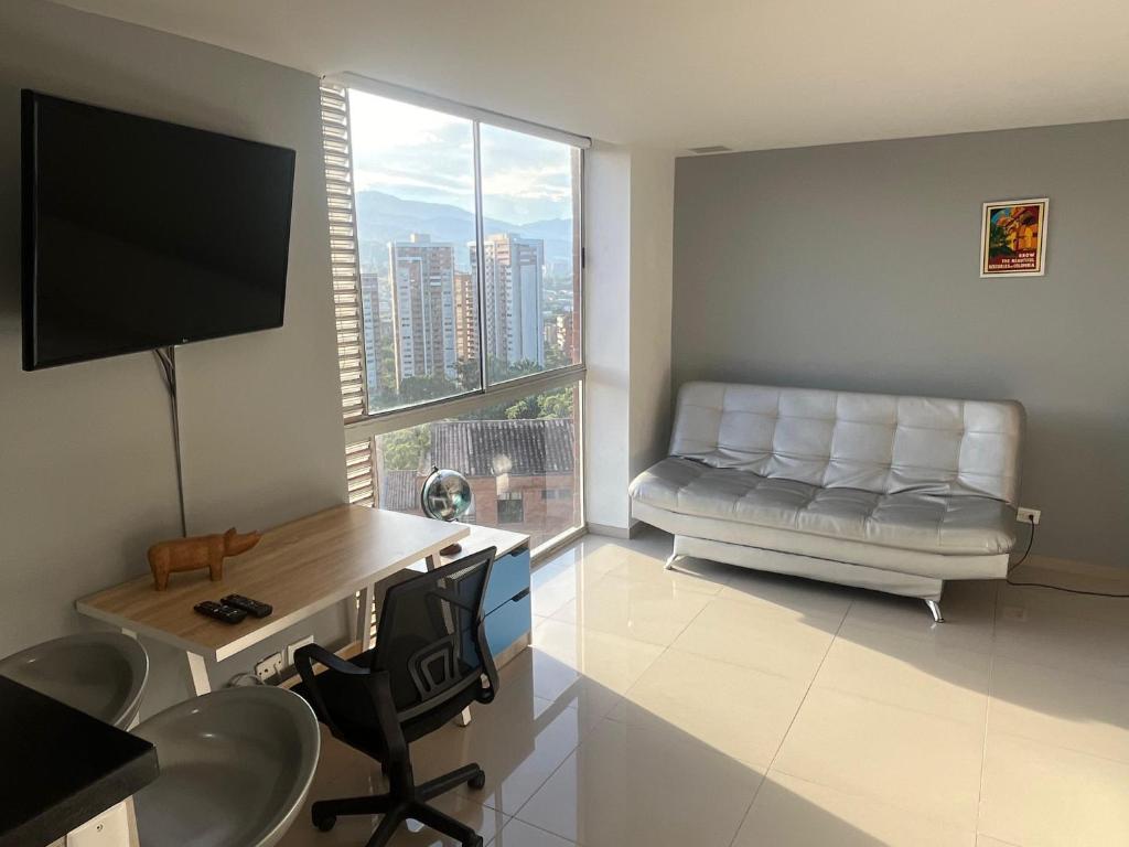 Loft en Medellin El Poblado Vista espectacular - 3