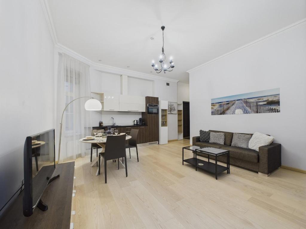 1BR Apartment in a Renovated Historic Building, Rīga