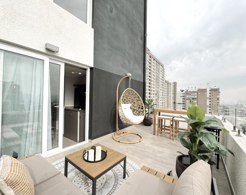 Terraza con Vista I Metro Ñuble - 1