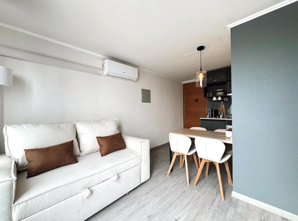 Departamento de Una Habitación, Terraza con parrilla, - 4