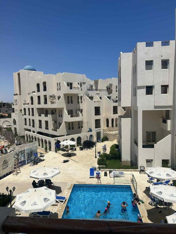 شاليه قرية سانتوريني الساحل الشمالي Chalet Santorini Studio, Sidi Krir