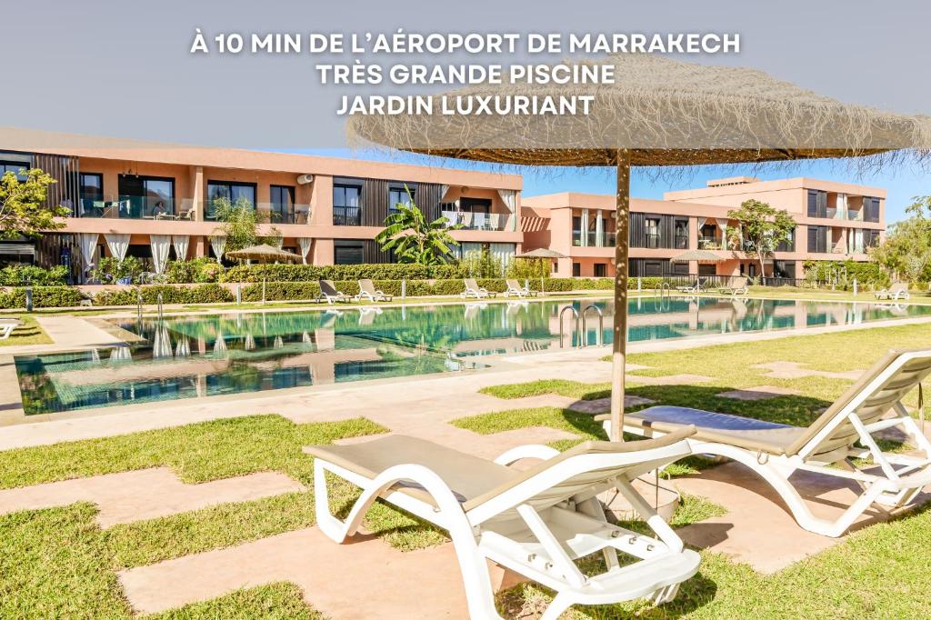 Alba cosy - 3 piscines, Wifi HD, Parc de jeux, Marakéš