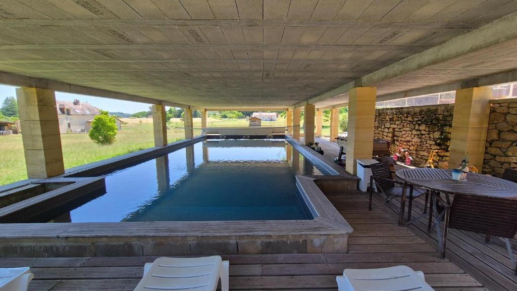Bayaou avec piscine couverte à Sarlat - 5