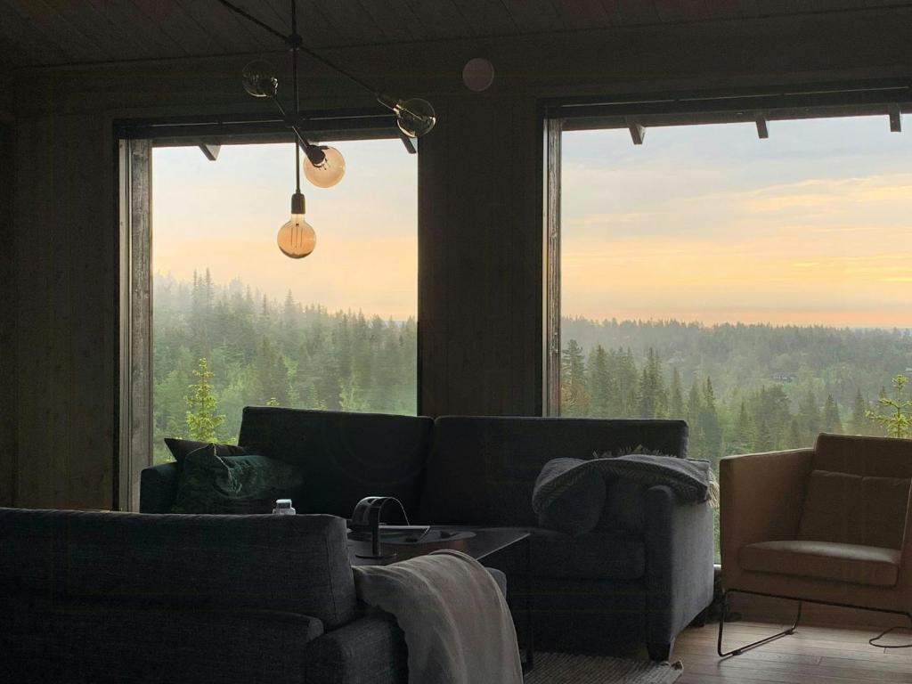 Cabin With Panoramic Views At Skrim, Omholt