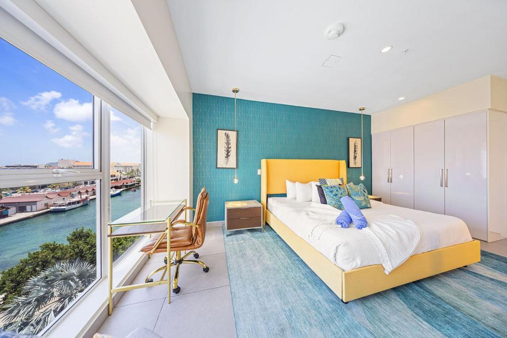 Hh-3Bs517 - Lux Ocean View Retreat Poolfab Amenities, Oranjestad