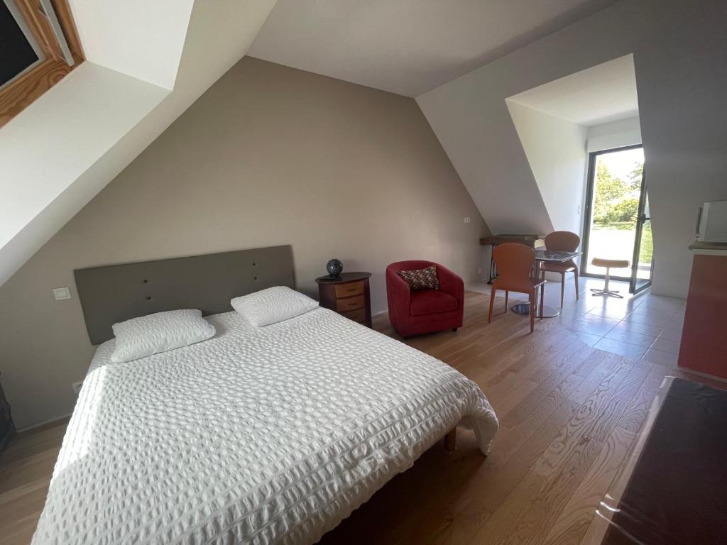 Chambre 20M2 lit double LTDP, Le Tour-du-Parc