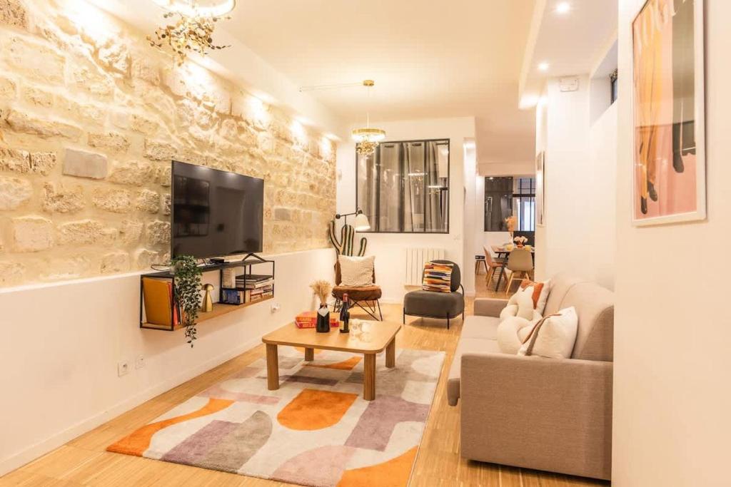 ParisConciergerie - Duplex for 12 with Cinema, 4BR - 4