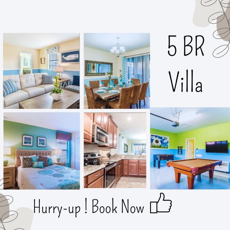 GRH9251 - Champions Gate Resort - 5 Bed 4 Baths Villa, Davenport