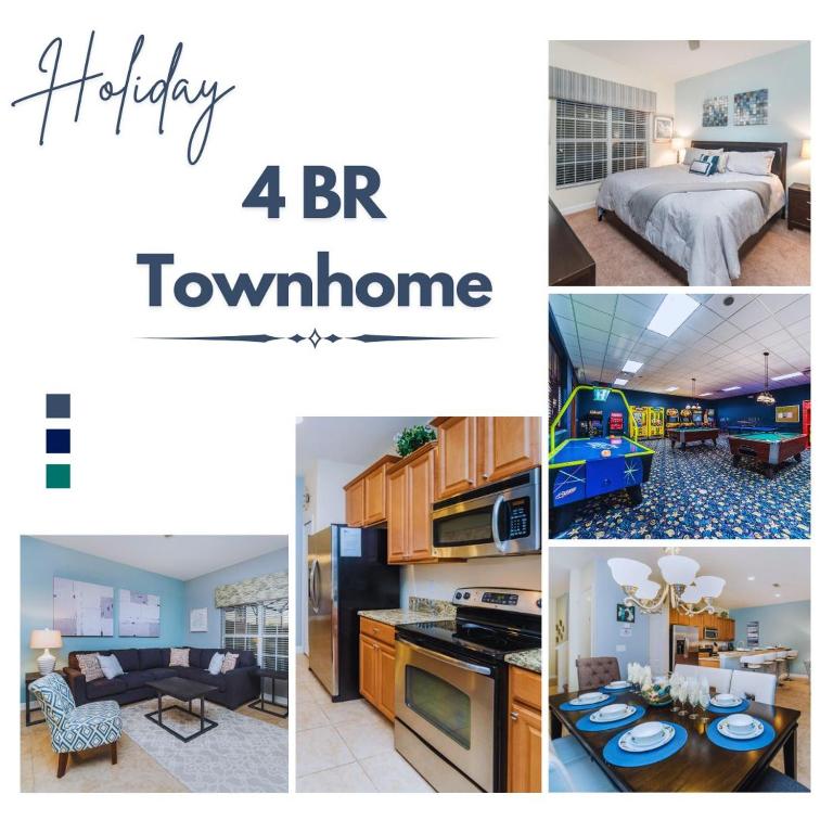 GRH9260 - Paradise Palms Resort - 4 Bed 3 Baths Townhome, Kissimmee