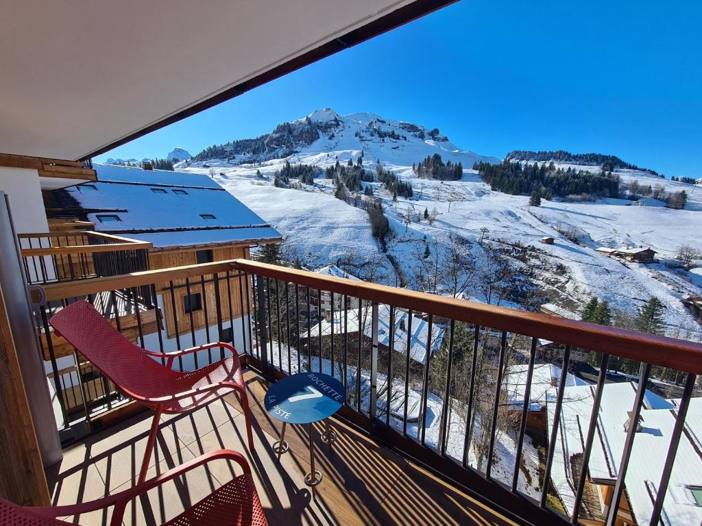 Appartement neuf, grand balcon et vue imprenable, Le Grand-Bornand