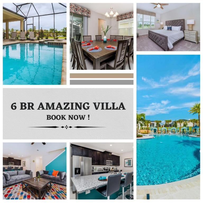 GRH9317 - Solara Resort - 6 Bed 4 Baths Villa, Kissimmee