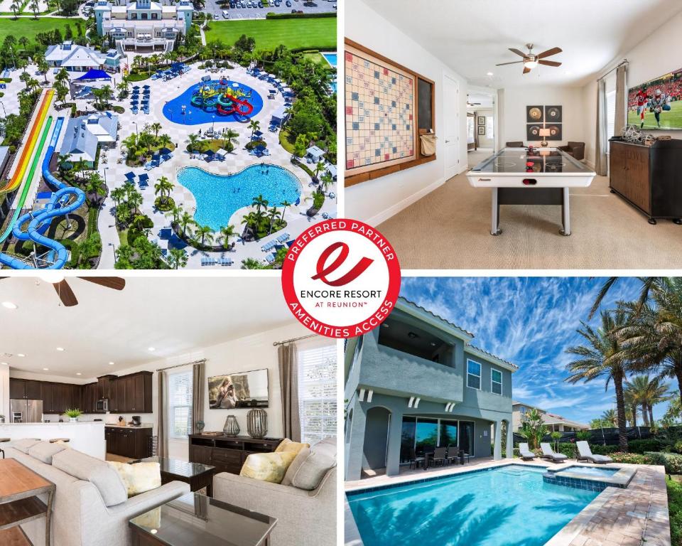 Private Pool And Game Room With Waterpark & Resort Access At Encore Resorts Reunion - 141La, Kissimmee