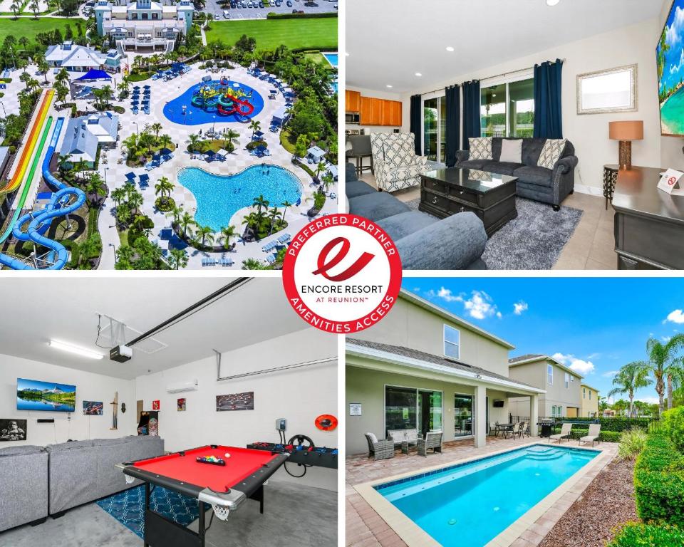 Welcoming Home With Game Room And Private Pool With Water Park Access At Encore Resorts Reunion - 150Mn, Kissimmee