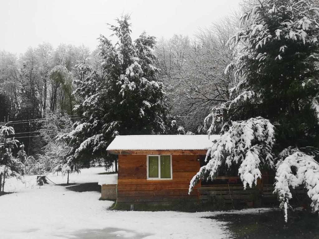 Cabaña May Pao, para 3 en Melipeuco cerca del Parque Nacional Conguillio - 2