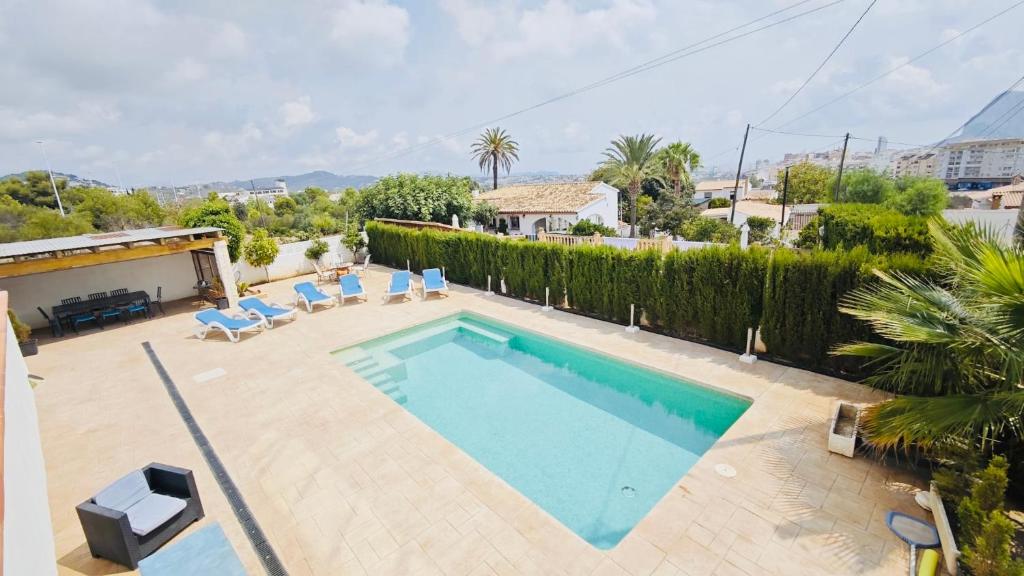 Calpe chalet privado 7 min de la playa piscina wifi parking aire barbacoa grupos - 1