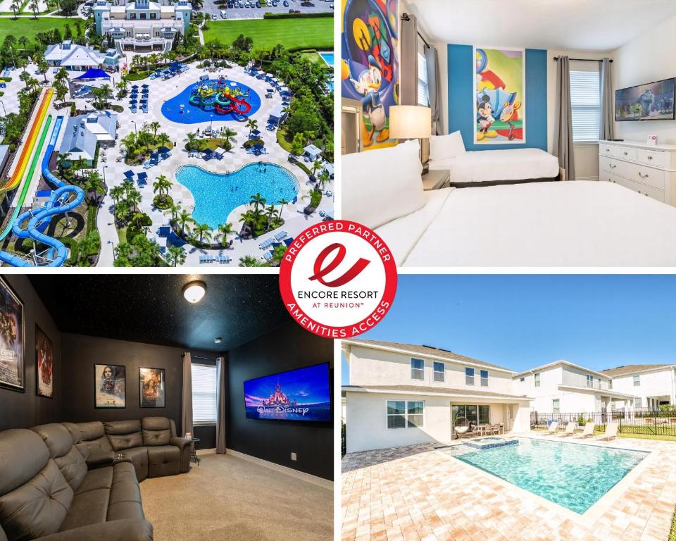 Spacious Home With Game Room, Private Pool And Waterpark & Resort Access Near Disney At Encore Resorts Reunion - 241Sf, Kissimmee