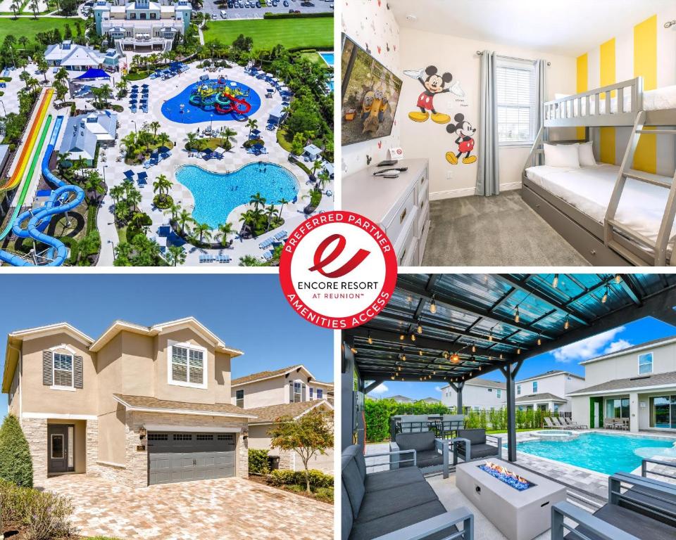 Alluring Home With Private Pool And Waterpark & Resort Access Near Disney At Encore Resorts Reunion - 280Sf, Kissimmee